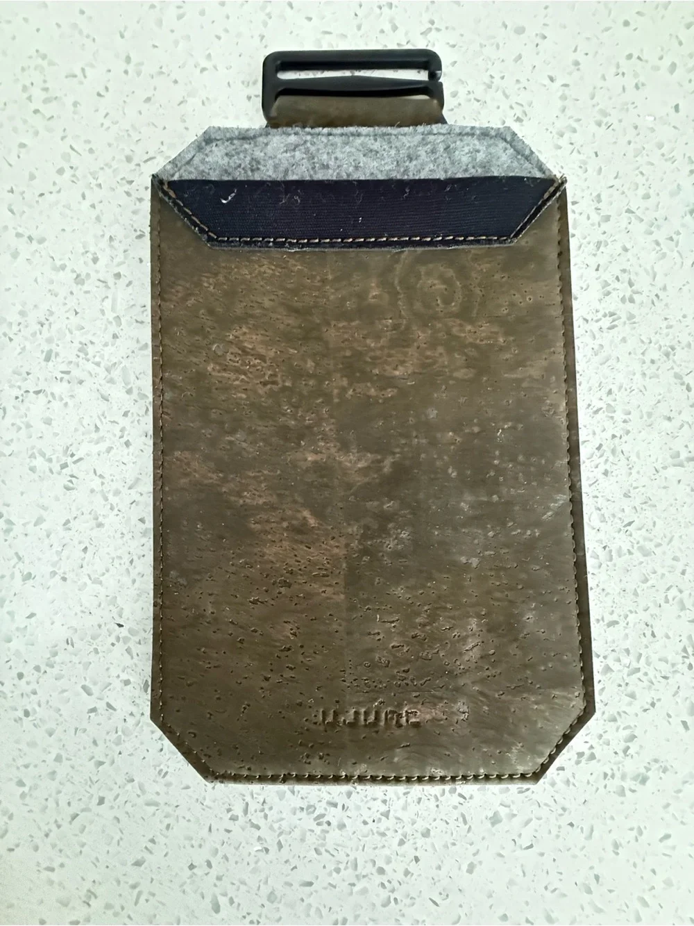 Brown Modular Tablet Carrying Case with Adjustable Strap